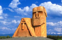 Symbol of Nagorno Karabakh known as «Tatik-Papik»