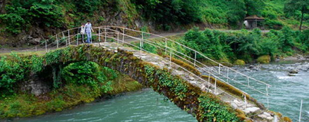 Balneological resort town of Borjomi