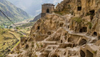 The cave monastery of Vardzia 2th century.