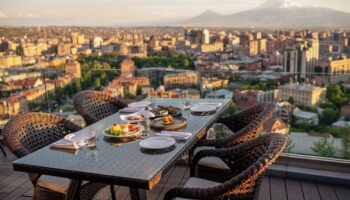 Cascade Royal restaurant in Yerevan