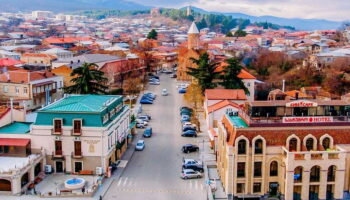 Telavi — a historic town since the 8th century, known for wine, culture, and scenic landscapes.