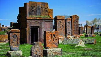 Noratus khachkars(cross stones)