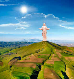 Гора Атис-самая высокая в мире статуи Иисуса Христа